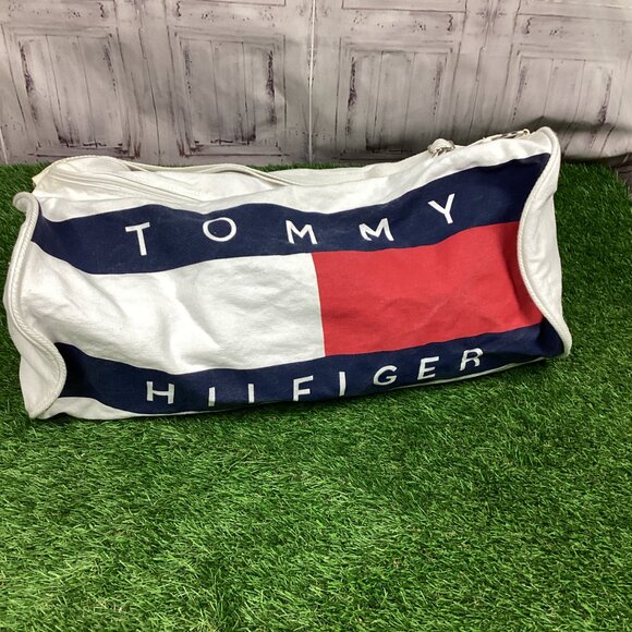 Vintage 90s Tommy Hilfiger Duffel Bag Large - Picture 16 of 16